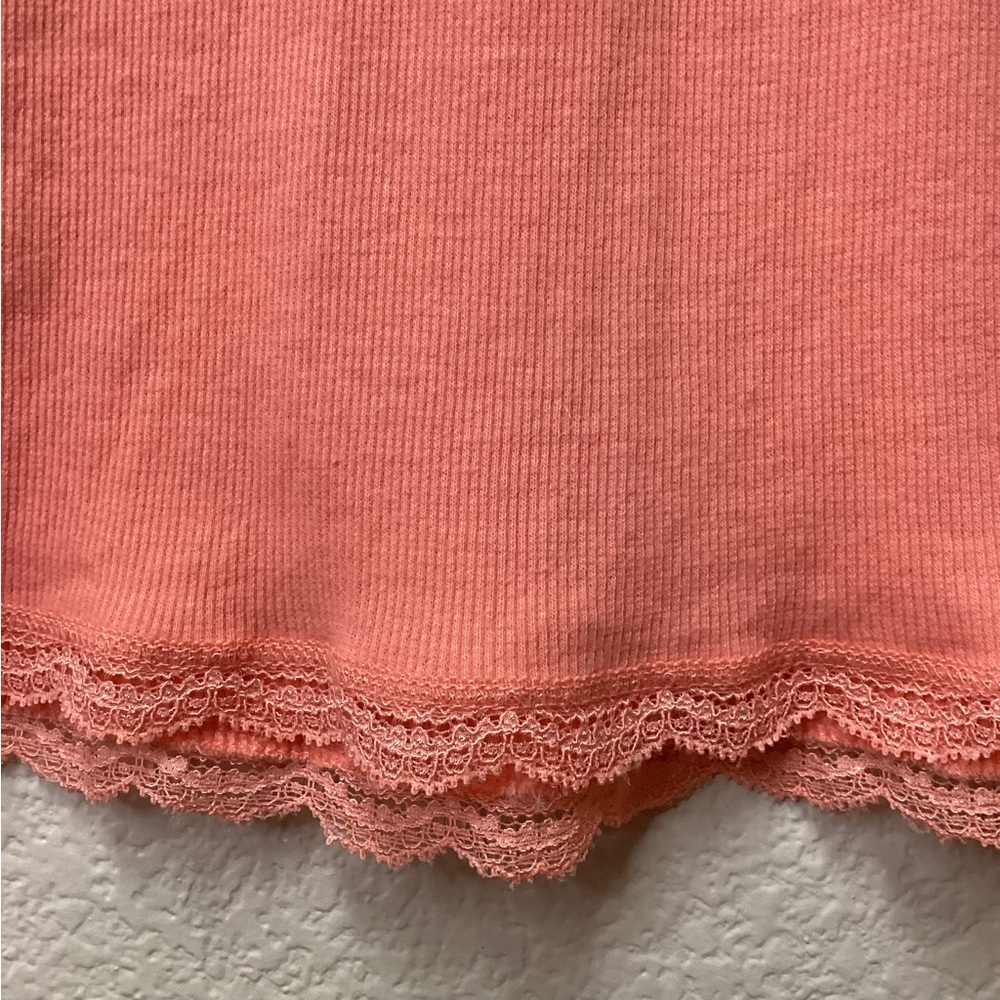 SO tank top ribbed lace racer back - Picture 7 of 8